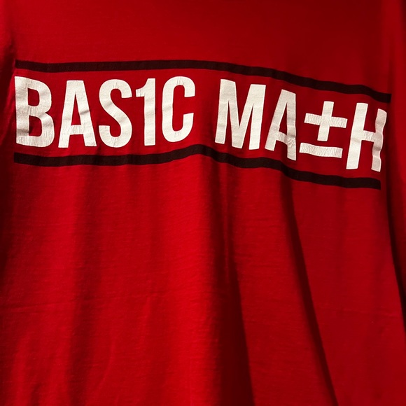 Basic Math Large Shirt - Picture 2 of 2